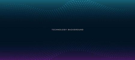 abstract technology particles dots background vector