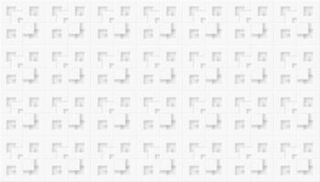 Square abstract white background. Modern minimalist square geometric background vector