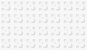 Square abstract white background. Modern minimalist square geometric background vector