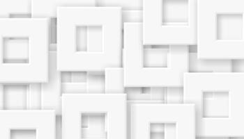 Square abstract white background. Modern minimalist square geometric background vector