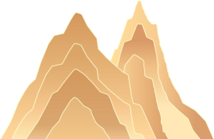 a brown mountain png