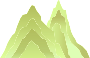 uma verde montanha png