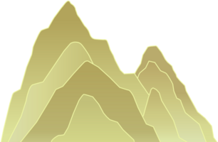 a green mountain png