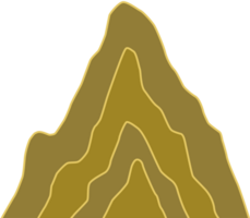 a green mountain png