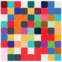 Seamless geometric pattern in the form of square tiles with bright colors., Colorful abstract background with squares. vector