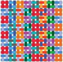 Seamless geometric pattern in the form of square tiles with bright colors., Colorful abstract background with squares. vector