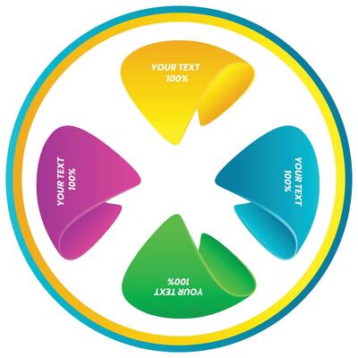 Circle diagram. Infographics for business presentations or information banner.