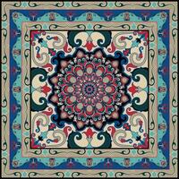 Persian carpet design. style turkish vector