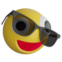 frech Emoji Seite Aussicht Clip Art eben Design Symbol isoliert auf transparent Hintergrund, 3d machen Emoji und Emoticon Konzept png