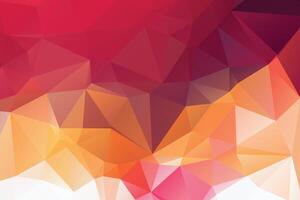 Abstract background with a low poly design Vector. vector