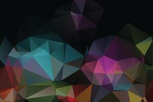 Abstract background with a low poly design Vector. vector