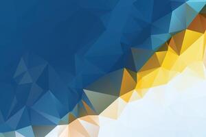 Abstract background with a low poly design Vector. vector