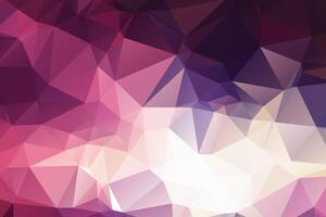 Abstract background with a low poly design Vector. vector