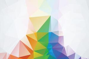 Abstract background with a low poly design Vector. vector