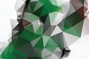 Abstract background with a low poly design Vector. vector