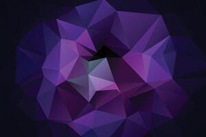 Abstract background with a low poly design Vector. vector