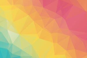 Abstract background with a low poly design Vector. vector