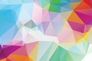 Abstract background with a low poly design Vector. vector