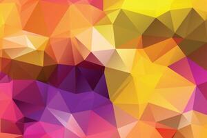 Abstract background with a low poly design Vector. vector