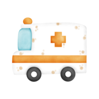 süß Krankenwagen Illustration png