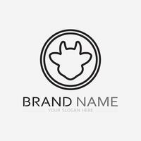 Goat Logo Template vector icon