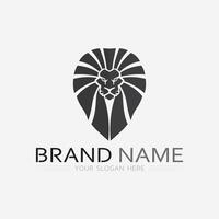 Lion Logo Template vector icon