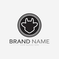 Goat Logo Template vector icon