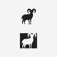 Goat Logo Template vector icon