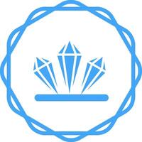 icono de vector de cristal