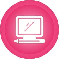 Desktop Computer Vector Icon