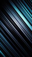 Vertical video - stylish abstract gaming background with dark blue diagonal metallic lines. Full HD and looping textured color gradient motion background animation.