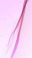 Vertical video - abstract motion background animation with a beautiful flowing pink red digital fractal wave and floating particles. This simple technology concept background is full HD and looping.