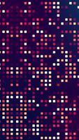 vertical vídeo - retro-futurista 1980 tecnología antecedentes animación con multicolor parpadeo datos luces. esta retro movimiento antecedentes es lleno hd y un sin costura bucle. video