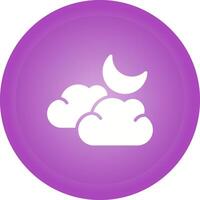 icono de vector de nube