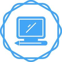 Desktop Computer Vector Icon