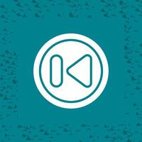 Previous Track Button Vector Icon