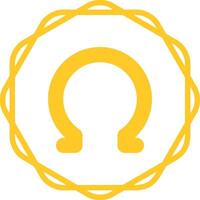 Omega Vector Icon