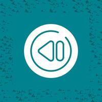 Previous Track Circle Vector Icon