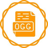 ogg vector icono