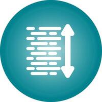 Line Spacing Vector Icon