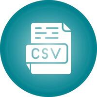 CSV Vector Icon