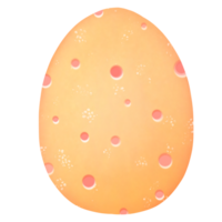 uovo di Pasqua arancione png