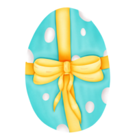 Ostern Eier mit Gelb Band png