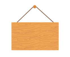 placa rótulo madeira suspensão png