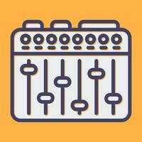 Sound Mixer Vector Icon