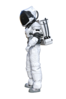 astronauta su trasparente sfondo, 3d rendere png