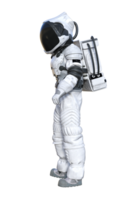 Astronaut on transparent background, 3d render png