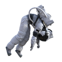 astronauta en transparente fondo, 3d hacer png