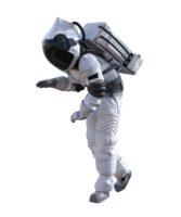 Astronaut on transparent background, 3d render png