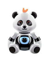 3d Illustration Roboter Panda png